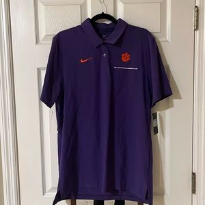 Clemson drift polo shirt men’s medium